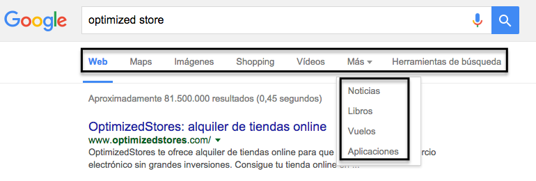 Tipos de SERP