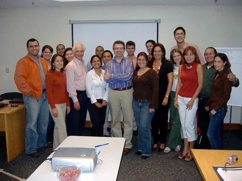 Human Level with training students in Venezuela