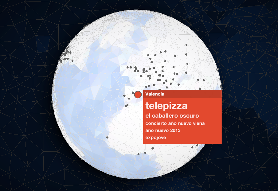 Zeitgeist 2013 Mapa del mundo interactivo