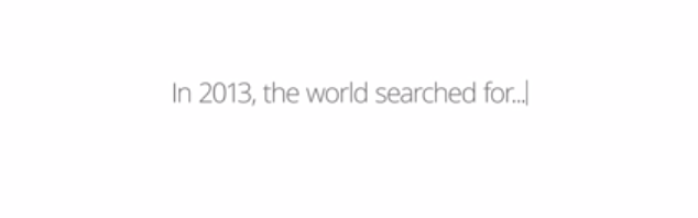 lo más buscado en google 2013