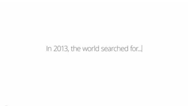 lo más buscado en google 2013