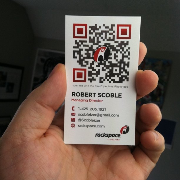 By Roberto Scoble, Are QR codes popular? (CC BY-SA 2.0), via Flickr