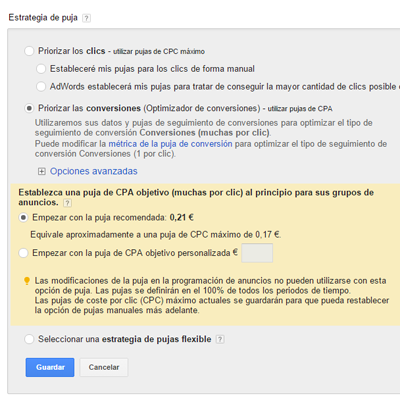 Google AdWords-cpa campaign management