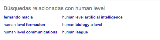 Búsquedas relacionadas en las páginas de resultados de Google