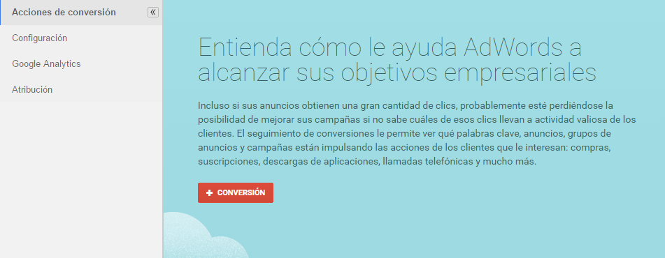 Conversiones Google AdWords