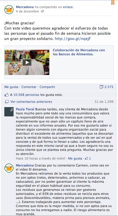 Facebook Mercadona