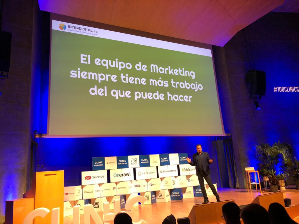 Kico Pascual en 100 Clinic SEO