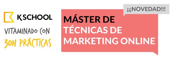 Máster en Técnicas de Marketing Online de KSchool