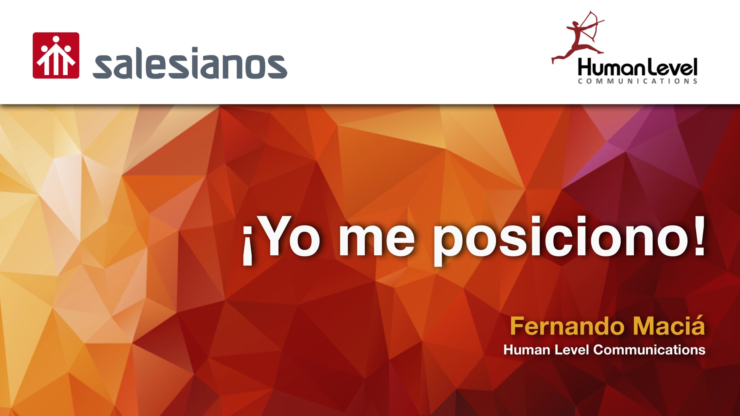 Presentation Fernando Maciá for IV Salesian Day of Communication