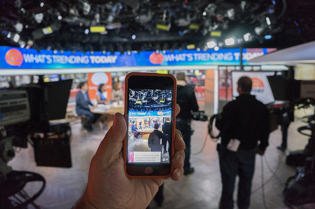 Twitter's Periscope App TODAY Show NBC22, by Anthony Quintano CC BY 2.0