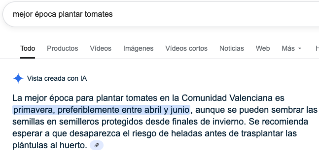 Respuesta a búsqueda informacional