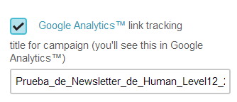 Google Analytics e-mail marketing