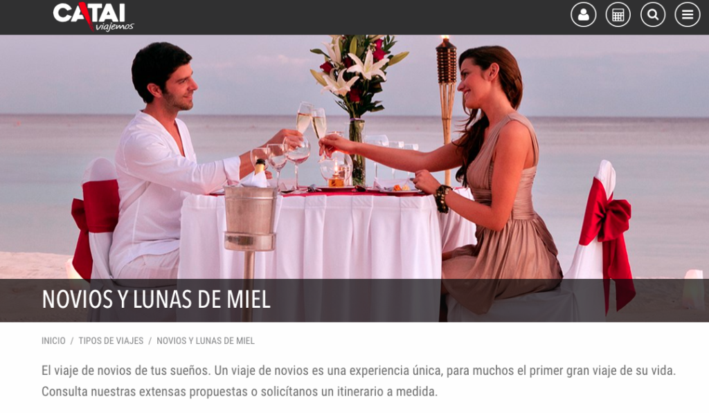 Contenidos buyer persona luna de miel