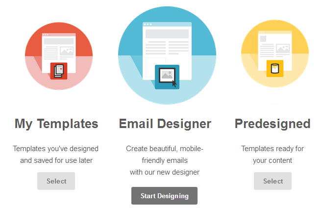 Email marketing design with MailChimp