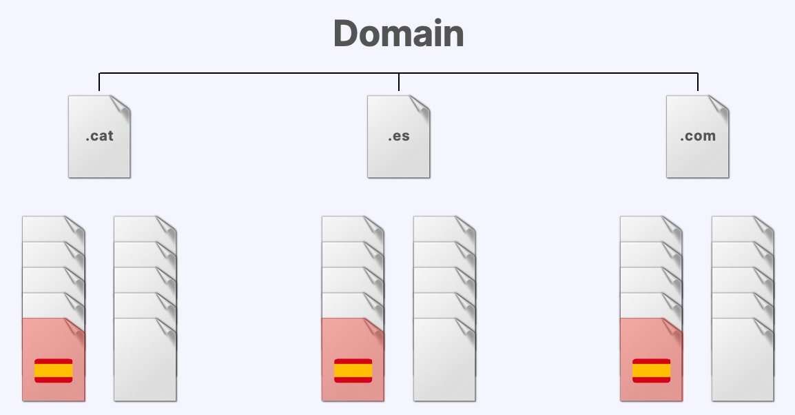 Domain structure for the test