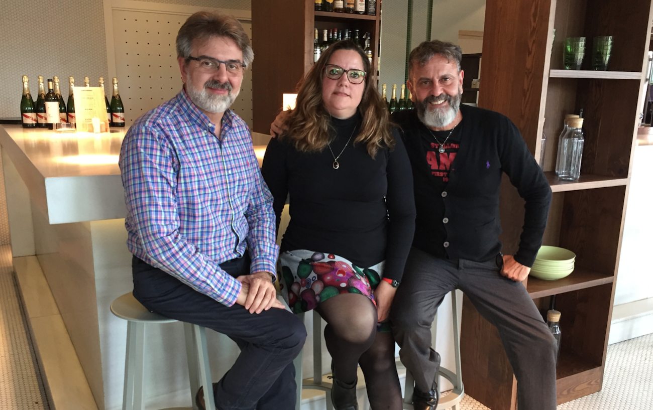 Eugenio Tuya, Montse Peñarroya and Fernando Maciá