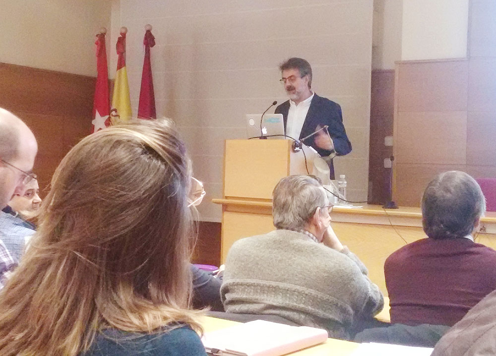 Fernando Maciá at the IV Salesian Communication Conference