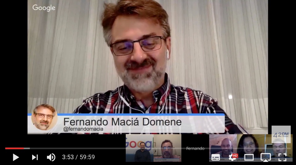 Fernando Maciá Datos Estructurados y Búsqueda en Google Hangout en Directo