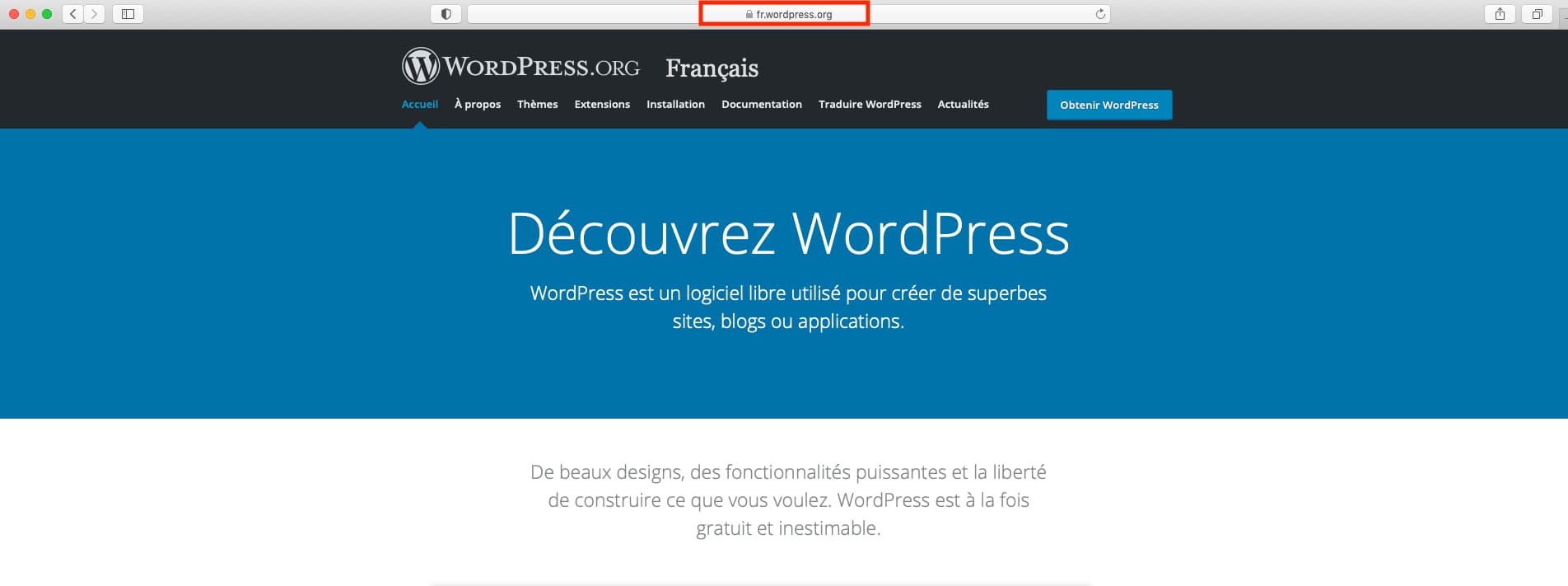 es.wordpress.org en francia