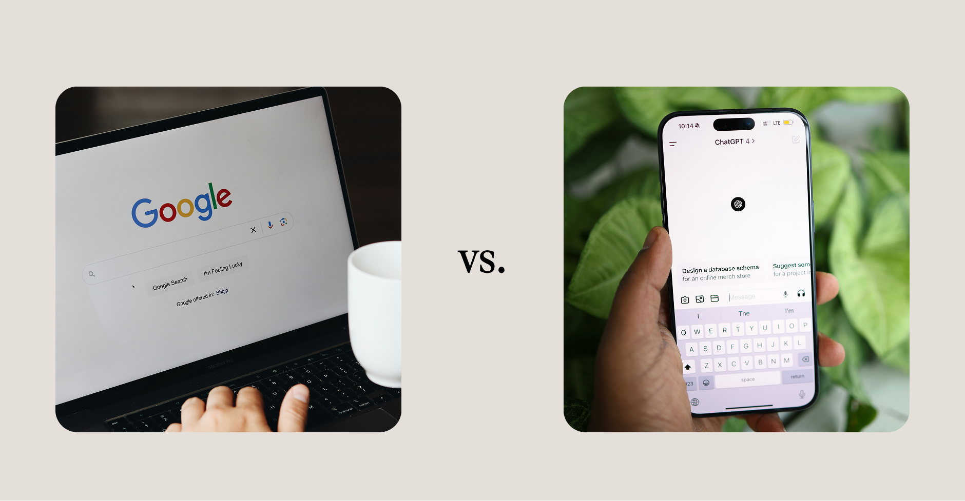 Comportamientos del usuario en Google vs IA
