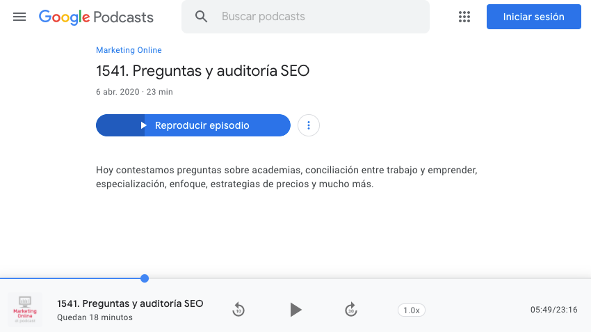 Google podcast