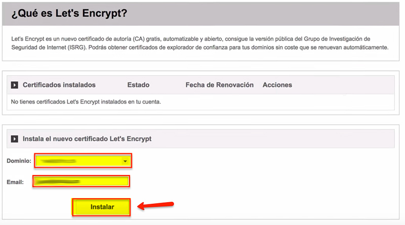 SSL certificate installation at Siteground part 3