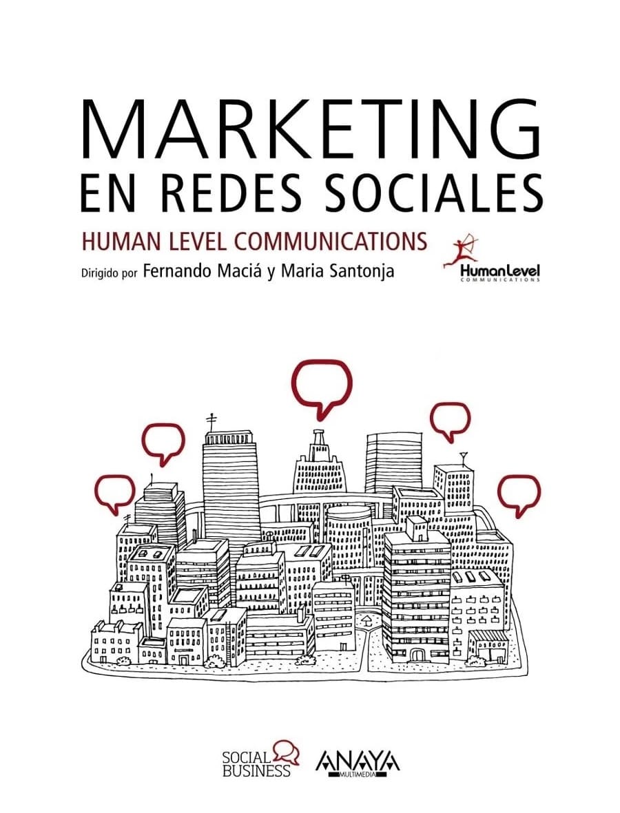 Book cover for Marketing en Redes Sociales