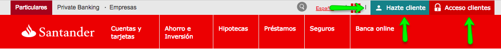 Llamada a la acción de ingreso o registro