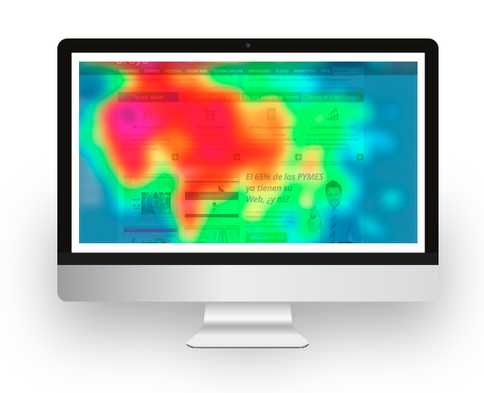 Example of a heat map