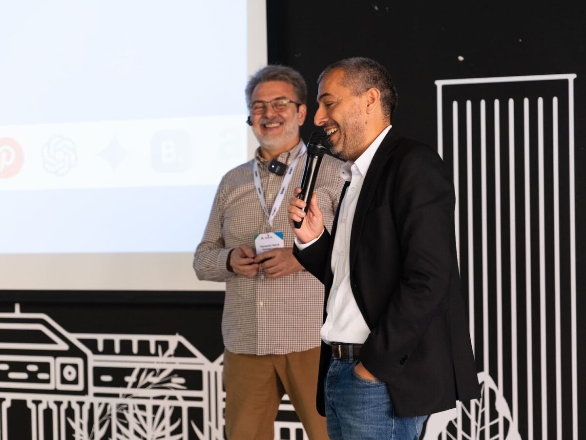 Fernando Maciá y Asier Barainca en el Mide Summit SEO