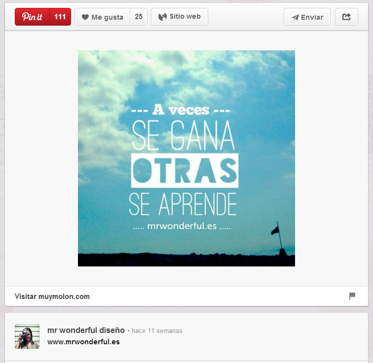 Perfil de Pinterest de Mr.Wonderful