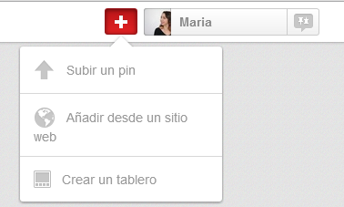 Subir imágenes a Pinterest