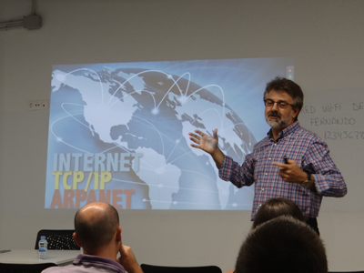 Fernando Macia en la presentación del master en tecnicas de marketing online de KSchool
