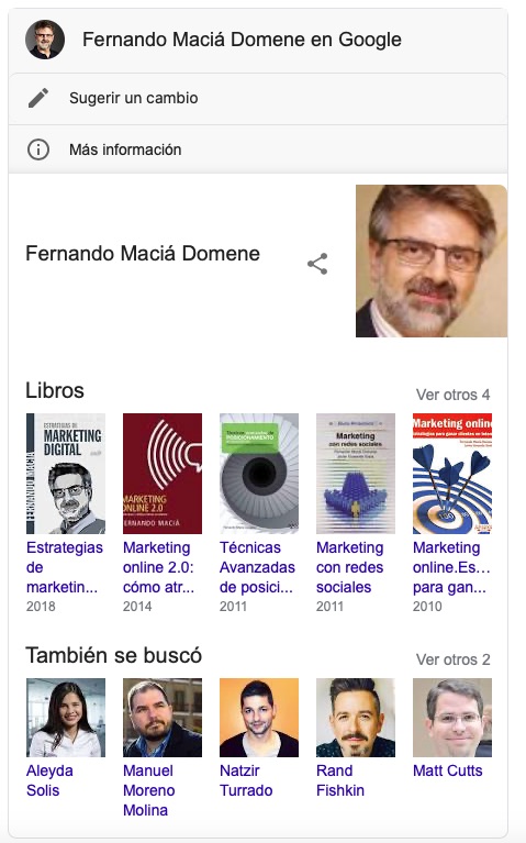Entidades relacionadas con Fernando Maciá