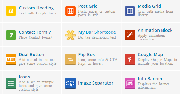 Plugin personalizado para Visual Composer